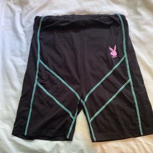 Playboy X Misguided Biker Shorts